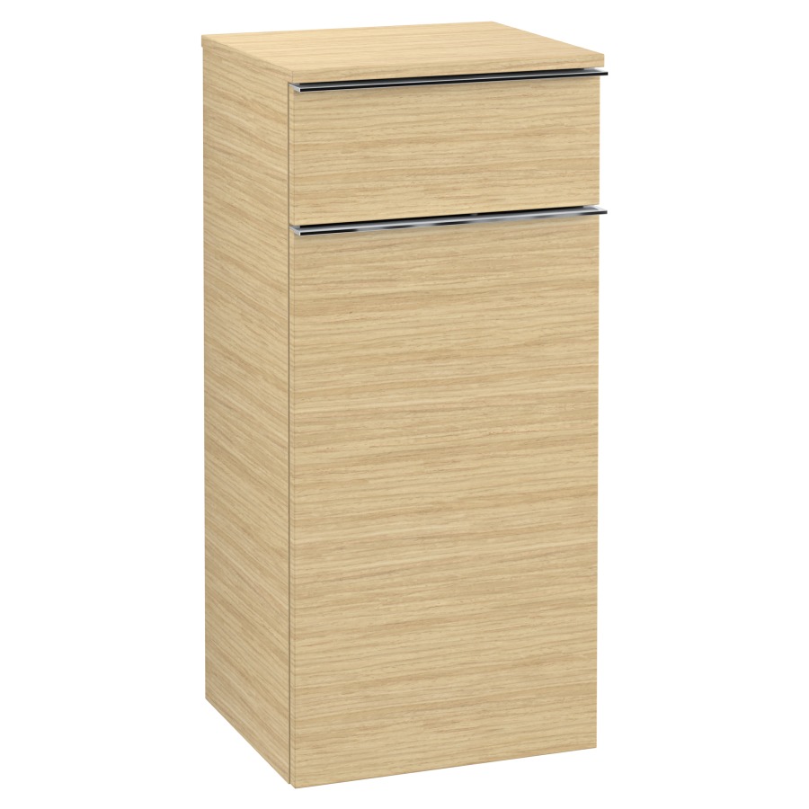 Armoire mi-haute VENTICELLO
40,4 x 86,6 x 37,2 cm
1 tiroir, armoire de tablette
1 porte charnières à droite
