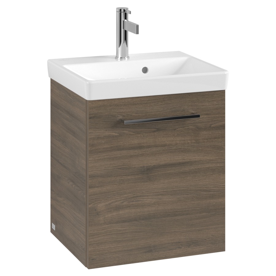 Élément inférieur AVENTO
43 x 51,4 x 35,2 cm
pour lave-mains Avento 45 cm
armoire de tablette, 1 porte
charnières à droite