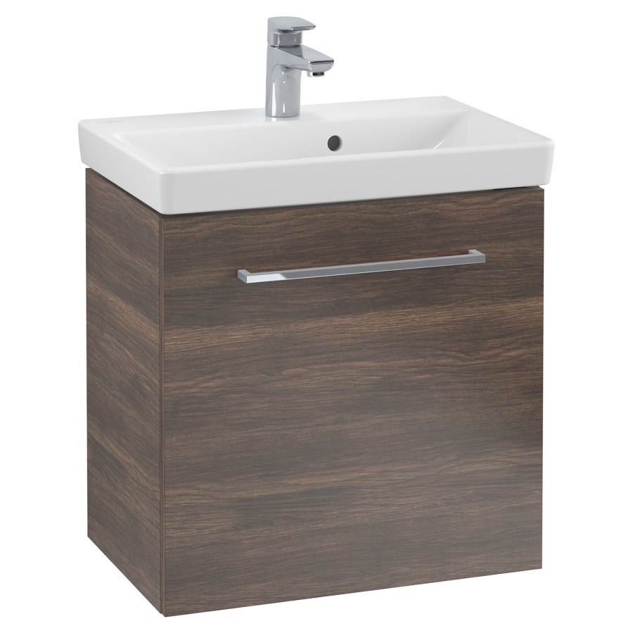 Élément inférieur AVENTO
53 x 51,4 x 35,2 cm
pour lavabo Avento 55 cm
armoire de tablette, 1 porte
charnières à gauche
