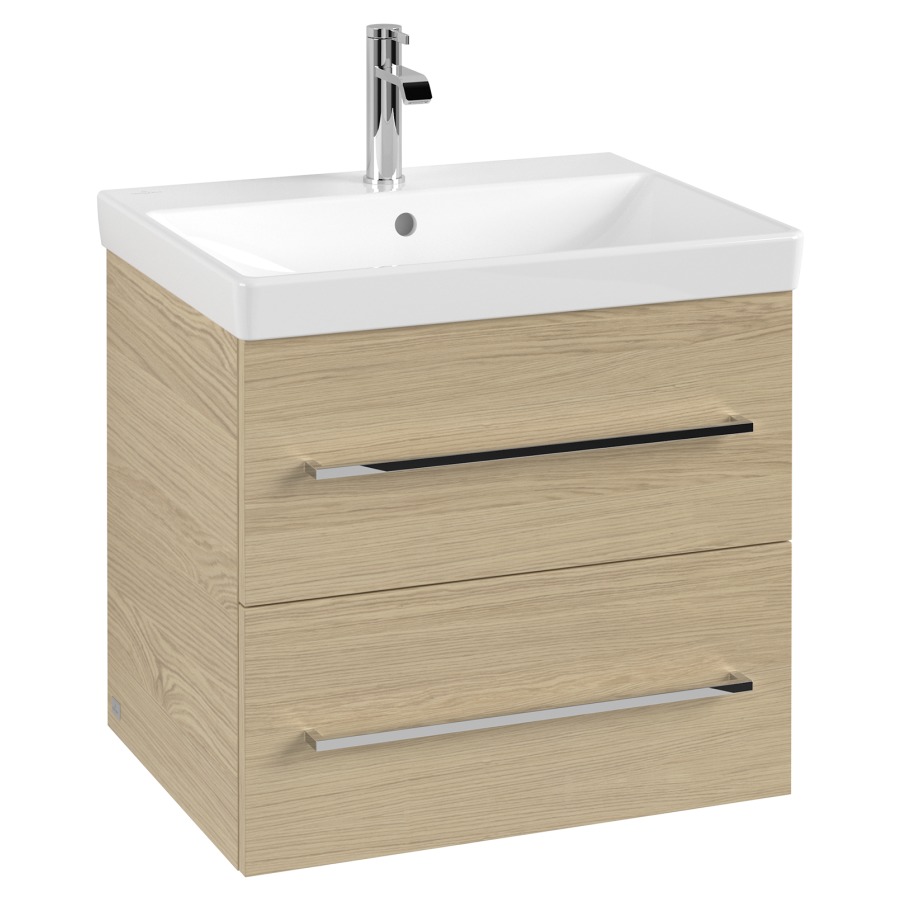 Élément inférieur AVENTO
58 x 51,4 x 45,2 cm
pour lavabo Avento 60 cm
élément à 2 tiroirs