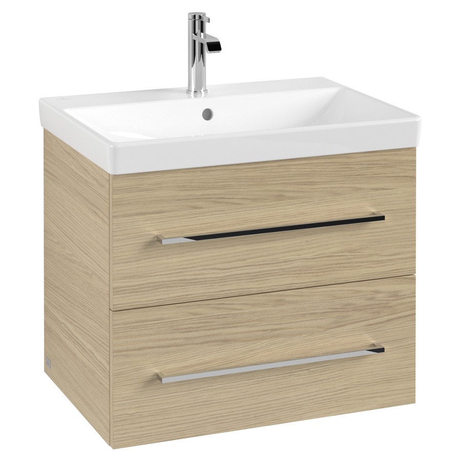 Élément inférieur AVENTO
63 x 51,4 x 45,2 cm
pour lavabo Avento 65 cm
élément à 2 tiroirs
