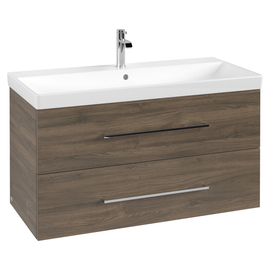 Élément inférieur AVENTO
98 x 51,4 x 45,2 cm
pour lavabo Avento 100 cm
élément à 2 tiroirs