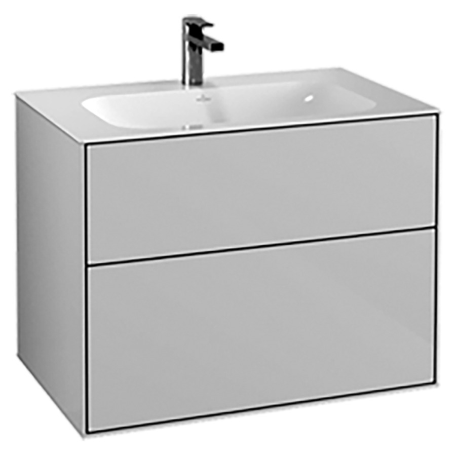 Élément inférieur FINION
79,6 x 59,1 x 49,8 cm
pour lavabo Finion 212 538
/539/540, élément à 2 tiroirs