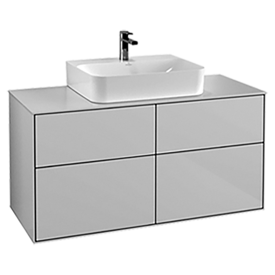 Élément inférieur FINION
120,0 x 60,3 x 50,1 cm
pour lavabo Finion 212 517
518/519/523/524/525/527/530/
531, 2 éléments à chacqun
2 tiroirs, recouvrement blanc
