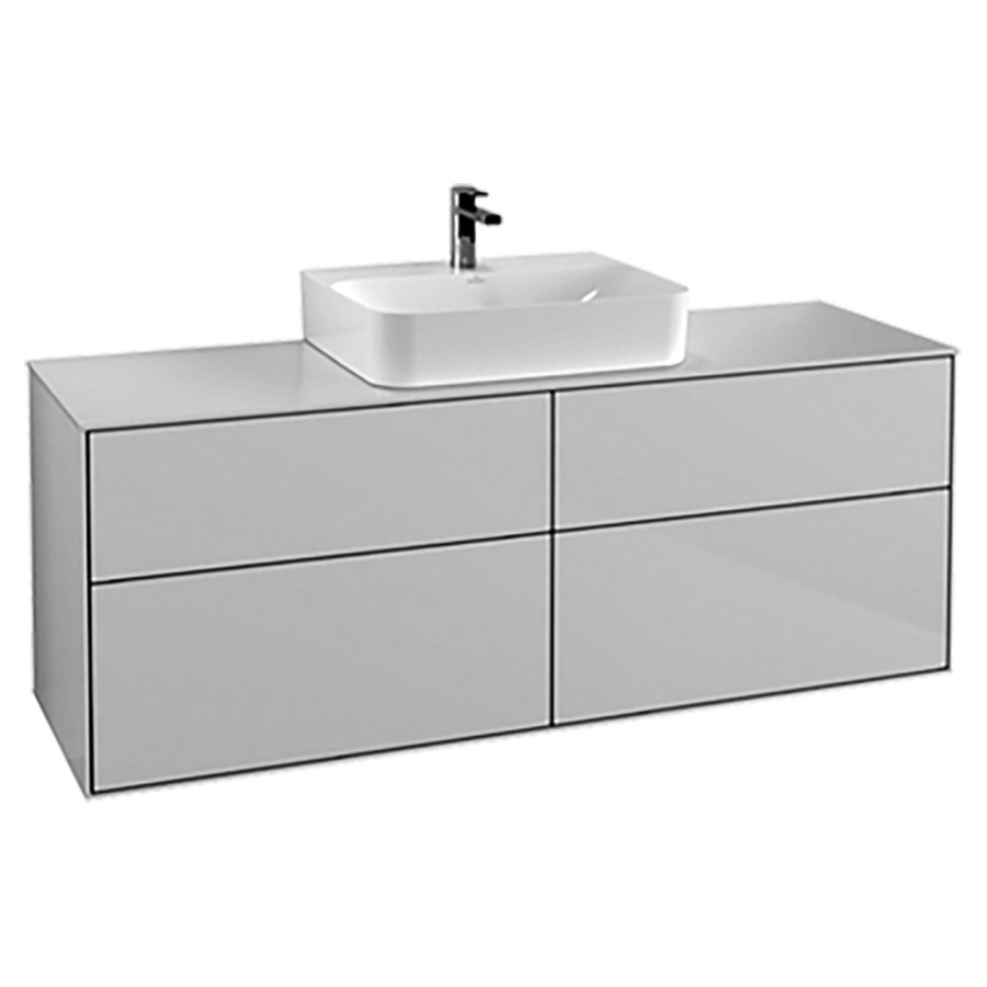 Élément inférieur FINION
160,0 x 60,3 x 50,1 cm
pour lavabo Finion 212 517
518/519/523/524/525/527/530/
531, 2 éléments à chacqun
2 tiroirs, recouvrement blanc