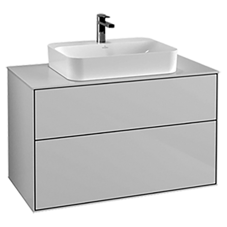 Élément inférieur FINION
100,0 x 60,3 x 50,1 cm
pour lavabo à poser Finion
212 548/549/550
élément à 2 tiroirs
recouvrement blanc