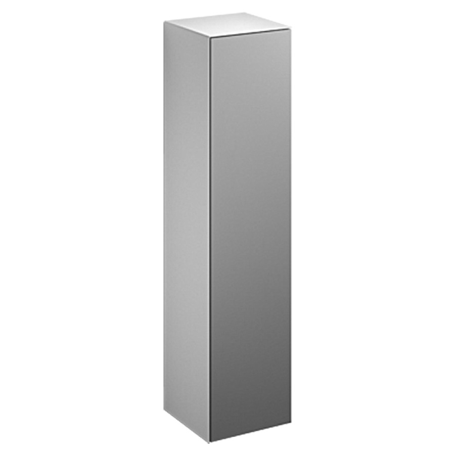 Armoire haute FOLIO
30,0 x 124,6 x 30,3 cm
1 porte, 4 tablettes en verre
charnières à droite, Push-open