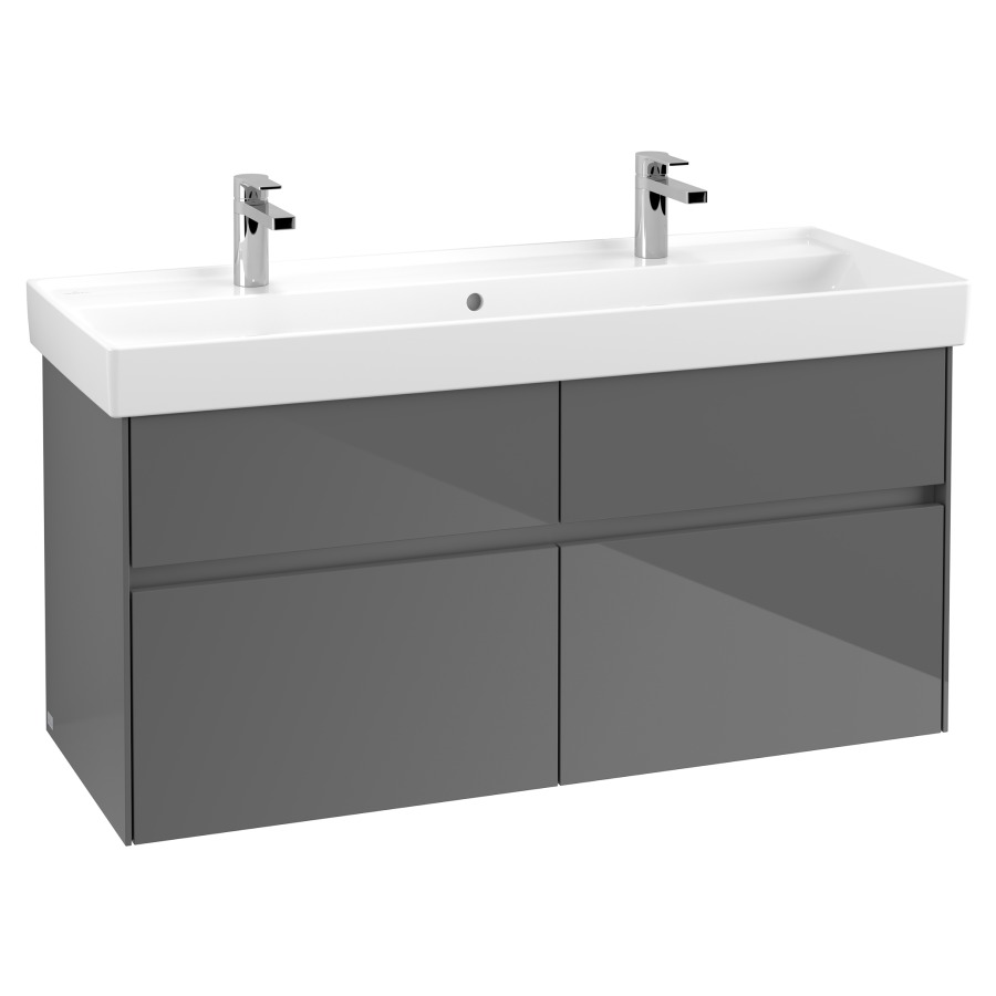 Élément inférieur COLLARO
115,4 x 54,6 x 44,4 cm
pour lavabo Collaro
211 826/827
2 éléments à chacun 2 tiroirs