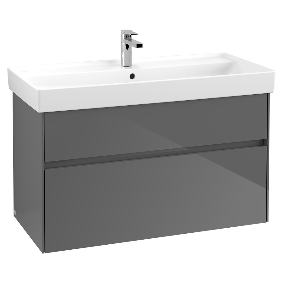 Élément inférieur COLLARO
95,4 x 54,6 x 44,4 cm
pour lavabo Collaro
211 823/824
élément à 2 tiroirs