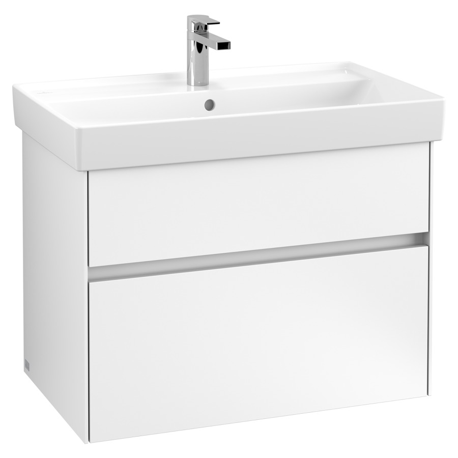 Élément inférieur COLLARO
75,4 x 54,6 x 44,4 cm
pour lavabo Collaro
211 818/819
élément à 2 tiroirs