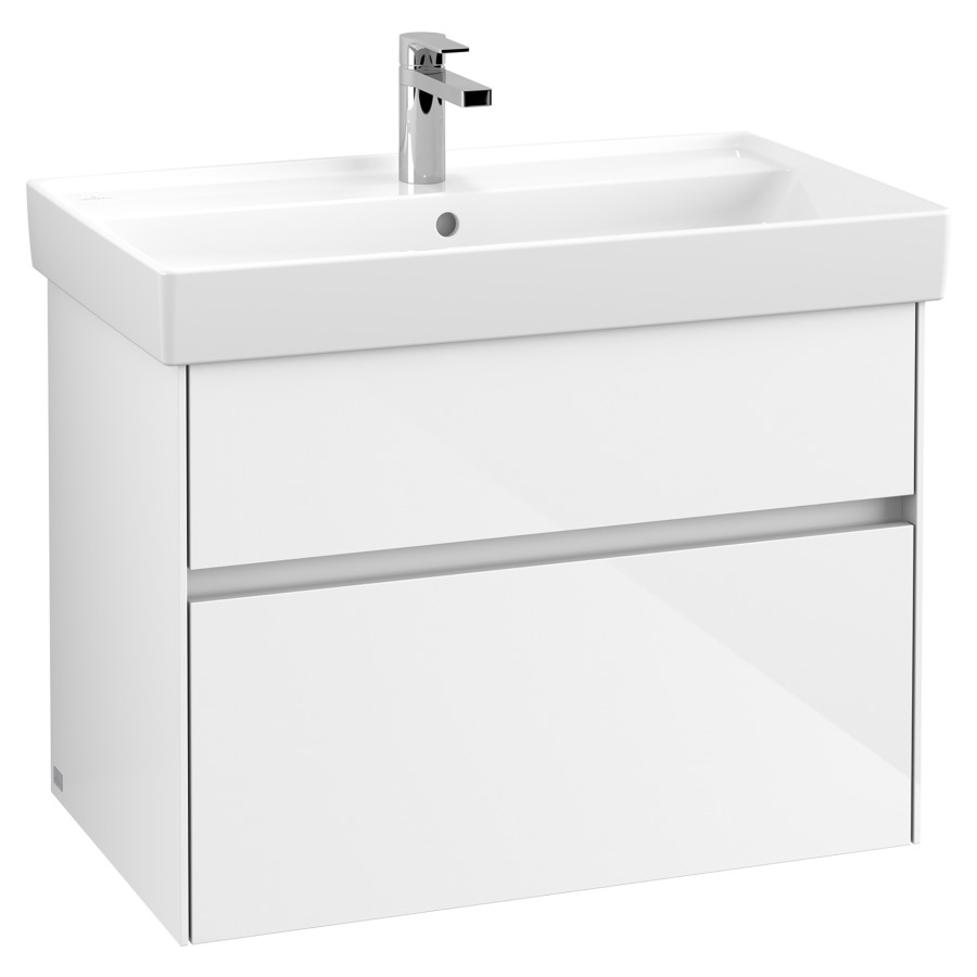 Élément inférieur COLLARO
75,4 x 54,6 x 44,4 cm
pour lavabo Collaro
211 818/819
élément à 2 tiroirs