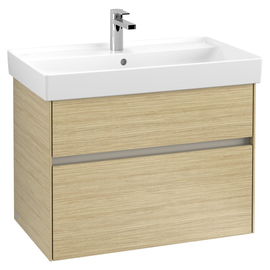 Élément inférieur COLLARO
75,4 x 54,6 x 44,4 cm
pour lavabo Collaro
211 818/819
élément à 2 tiroirs