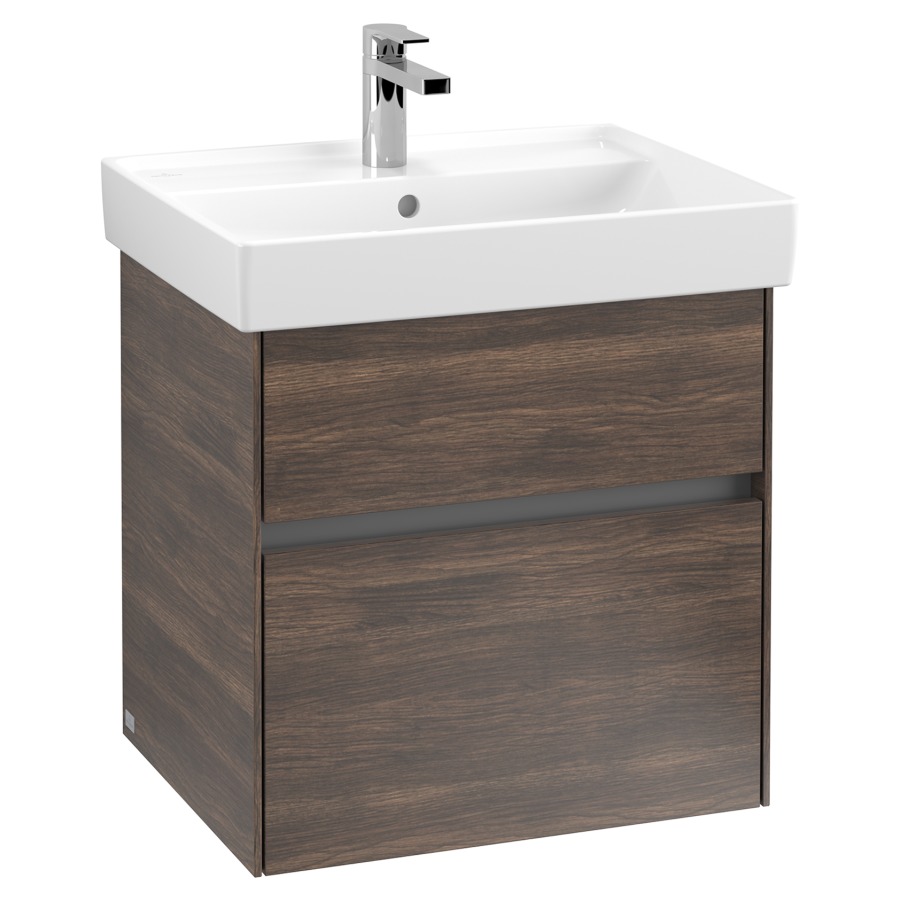 Élément inférieur COLLARO
55,4 x 54,6 x 44,4 cm
pour lavabo Collaro
211 813/814
élément à 2 tiroirs
