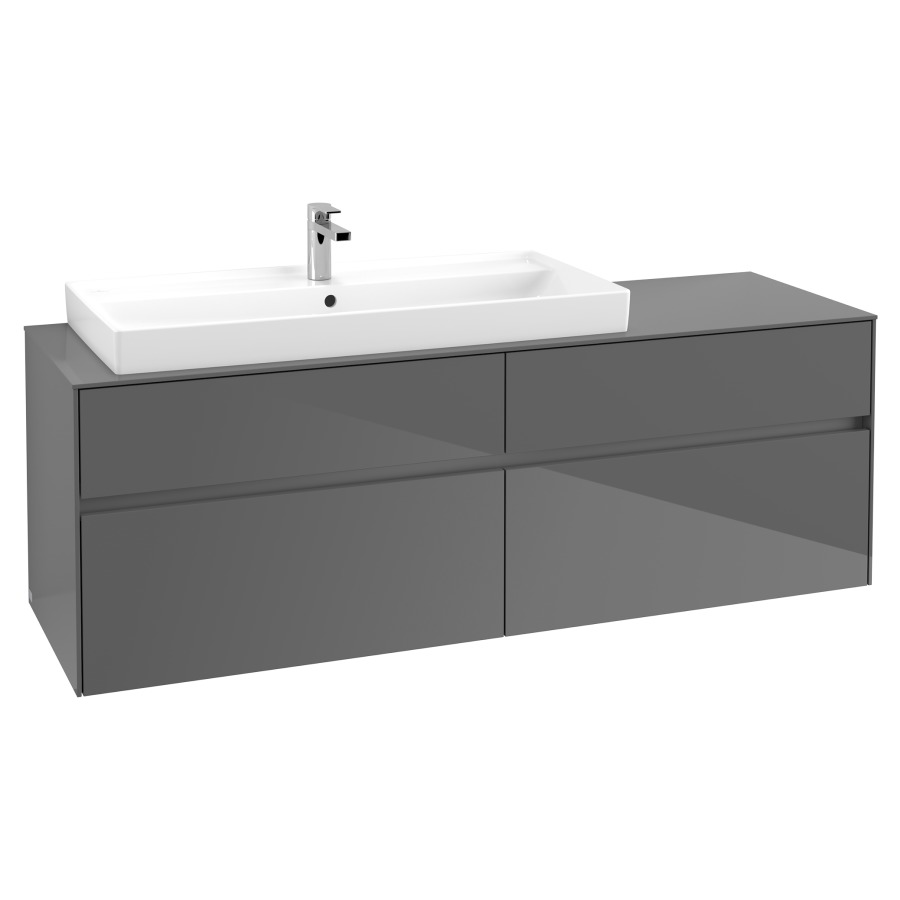 Élément inférieur COLLARO
160,0 x 54,8 x 50,0 cm
lavabo à gauche
pour lavabo Collaro 211 825
2 éléments à chacun 2 tiroirs