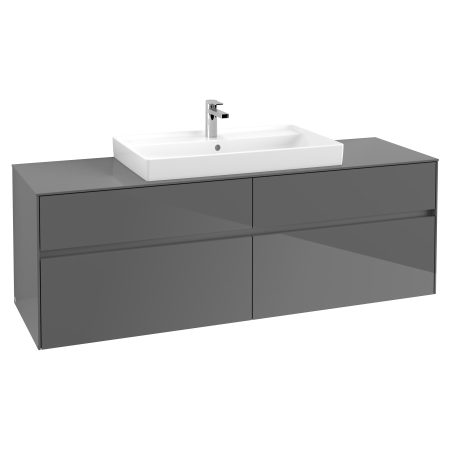 Élément inférieur COLLARO
160,0 x 54,8 x 50,0 cm
pour lavabo Collaro 211 822
2 éléments à chacun 2 tiroirs