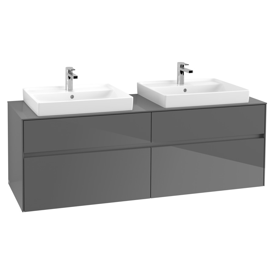 Élément inférieur COLLARO
160,0 x 54,8 x 50,0 cm
pour 2 lavabos
pour lavabo Collaro 211 815
2 éléments à chacun 2 tiroirs