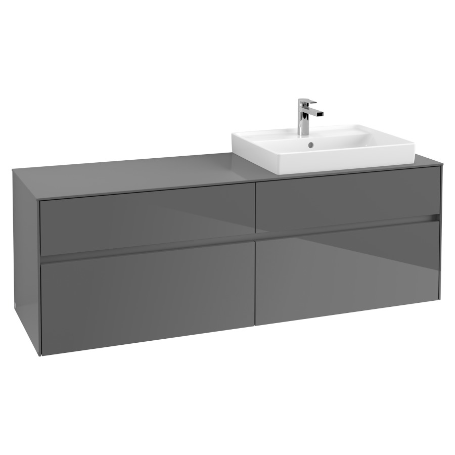 Élément inférieur COLLARO
160,0 x 54,8 x 50,0 cm
lavabo à droite
pour lavabo Collaro 211 815
2 éléments à chacun 2 tiroirs