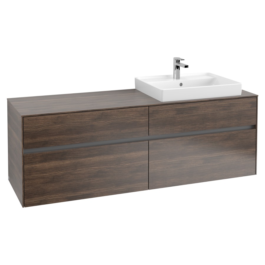 Élément inférieur COLLARO
160,0 x 54,8 x 50,0 cm
lavabo à droite
pour lavabo Collaro 211 815
2 éléments à chacun 2 tiroirs