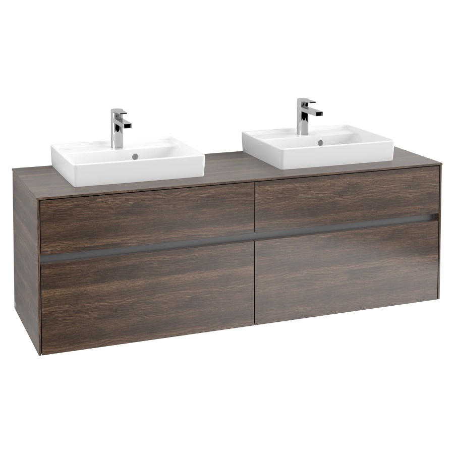 Élément inférieur COLLARO
160,0 x 54,8 x 50,0 cm
pour 2 lavabos
pour lave-mains Collaro
211 797
2 éléments à chacun 2 tiroirs