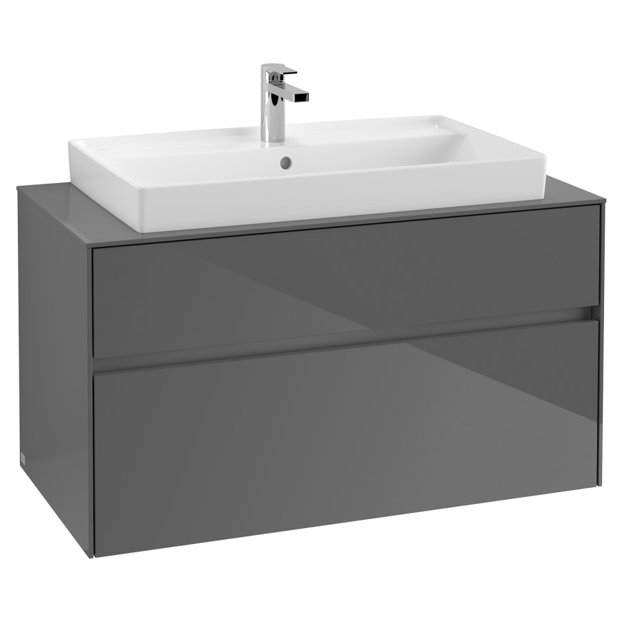 Élément inférieur COLLARO
100,0 x 54,8 x 50,0 cm
pour lavabo Collaro 211 822
élément à 2 tiroirs