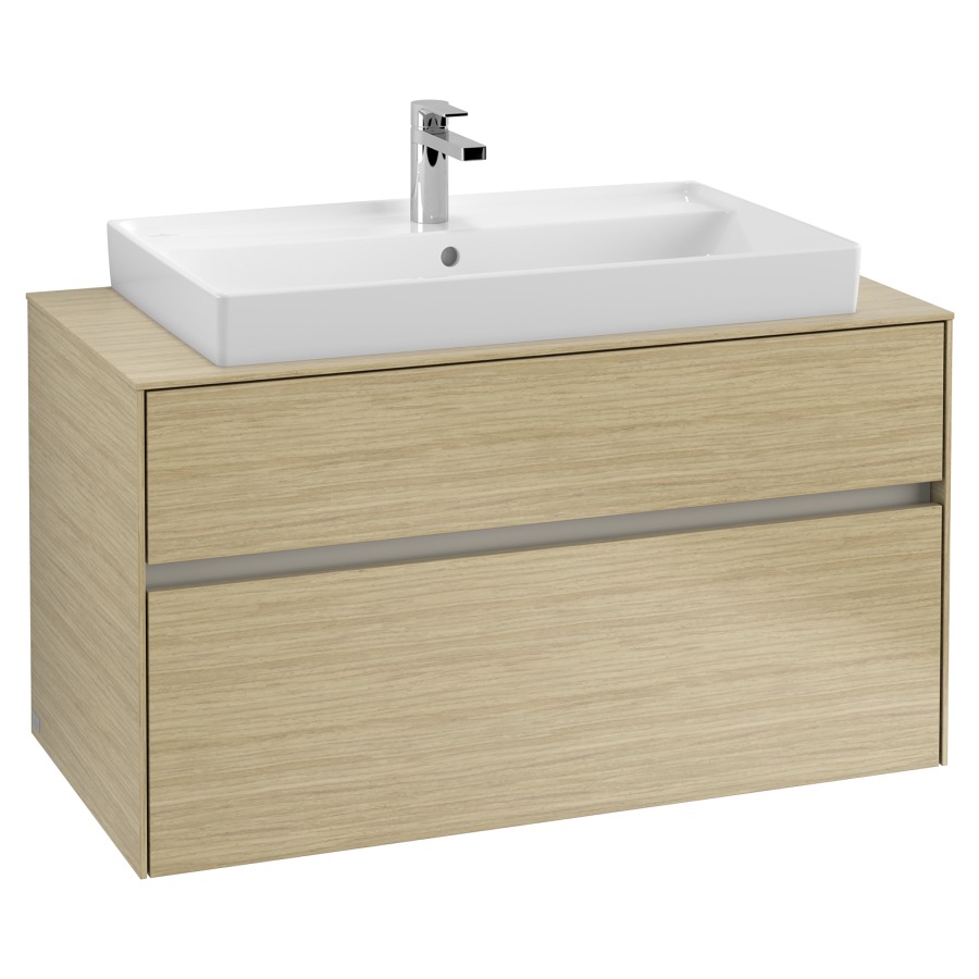 Élément inférieur COLLARO
100,0 x 54,8 x 50,0 cm
pour lavabo Collaro 211 822
élément à 2 tiroirs