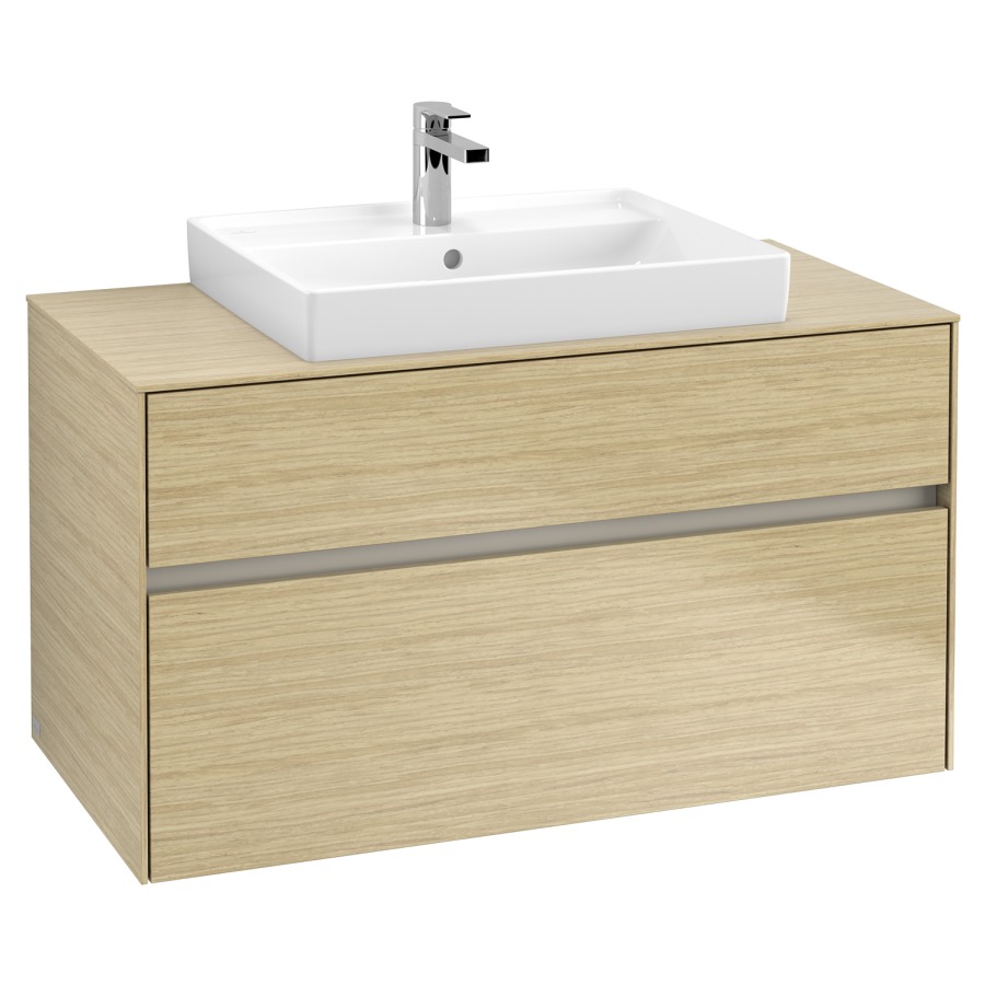 Élément inférieur COLLARO
100,0 x 54,8 x 50,0 cm
pour lavabo Collaro 211 815
élément à 2 tiroirs