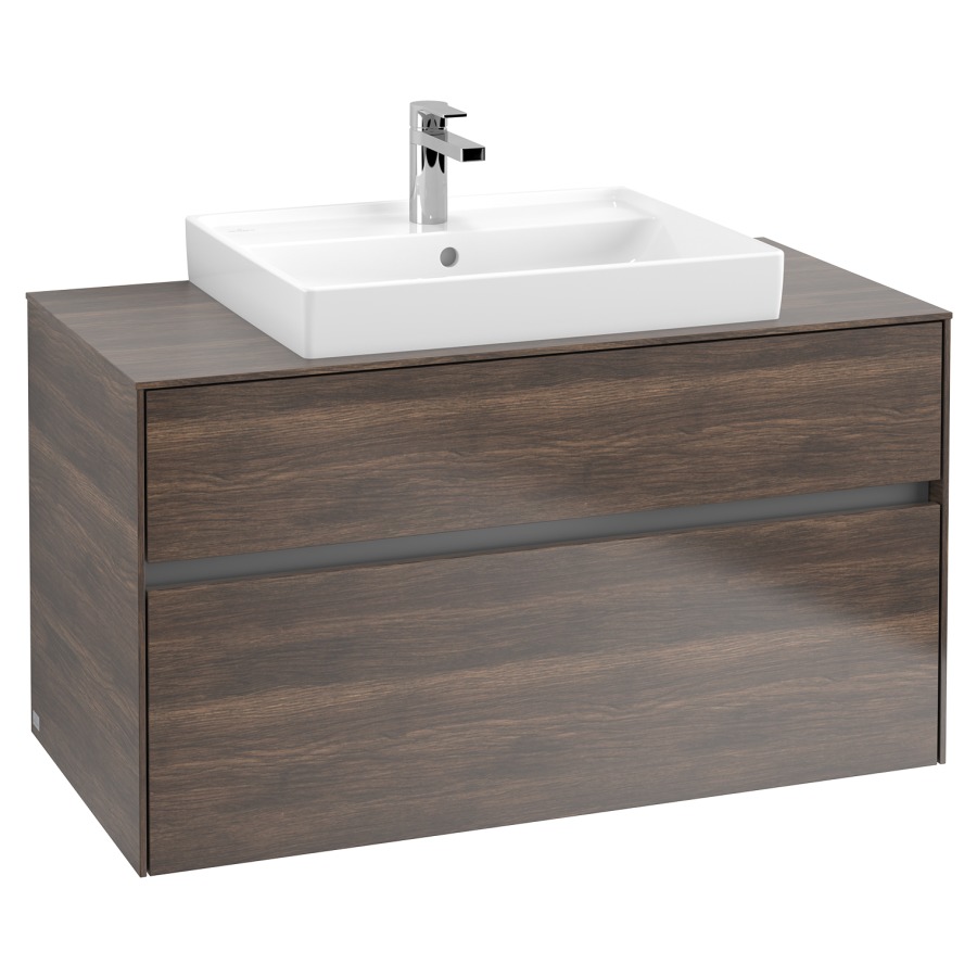 Élément inférieur COLLARO
100,0 x 54,8 x 50,0 cm
pour lavabo Collaro 211 815
élément à 2 tiroirs