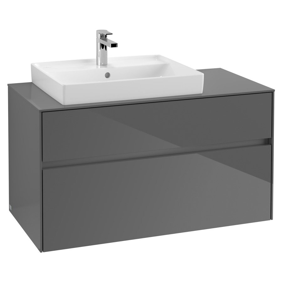 Élément inférieur COLLARO
100,0 x 54,8 x 50,0 cm
lavabo à gauche
pour lavabo Collaro 211 815
élément à 2 tiroirs
