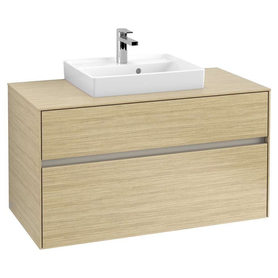 Élément inférieur COLLARO
100,0 x 54,8 x 50,0 cm
pour lave-mains Collaro
211 797
élément à 2 tiroirs