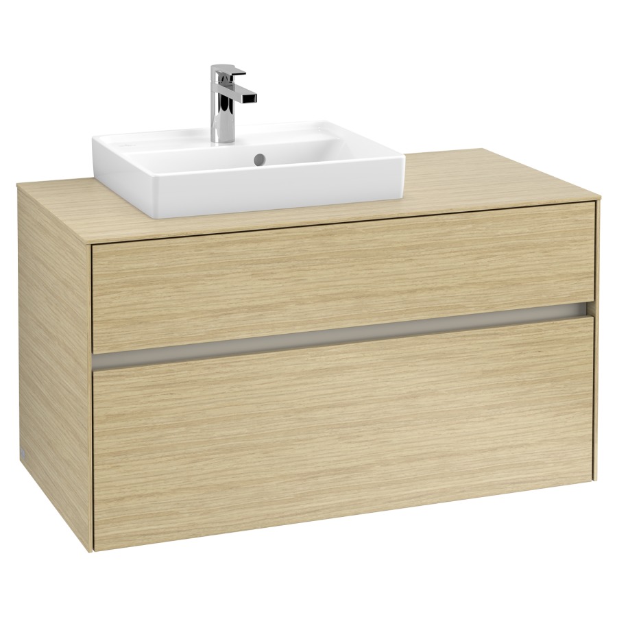 Élément inférieur COLLARO
100,0 x 54,8 x 50,0 cm
lavabo à gauche
pour lave-mains Collaro
211 797
élément à 2 tiroirs