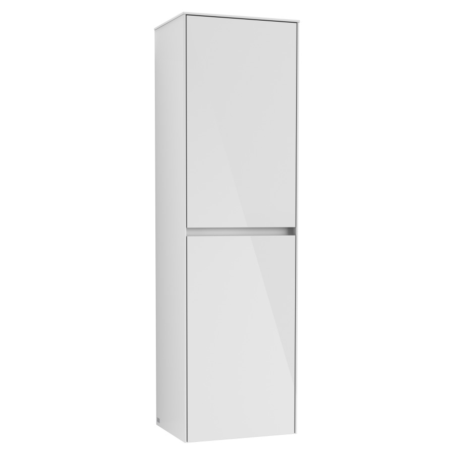 Armoire haute COLLARO
45,4 x 153,8 x 34,9 cm
armoire de tablette, 2 portes
charnière à gauche
corbeille à linge