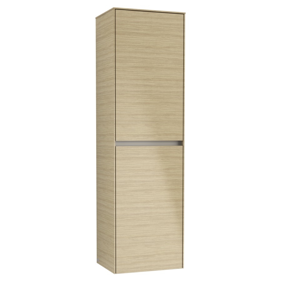 Armoire haute COLLARO
45,4 x 153,8 x 34,9 cm
armoire de tablette, 2 portes
charnière à droite
corbeille à linge