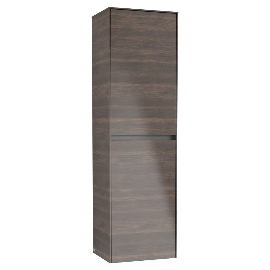 Armoire haute COLLARO
45,4 x 153,8 x 34,9 cm
armoire de tablette, 2 portes
charnière à droite
corbeille à linge