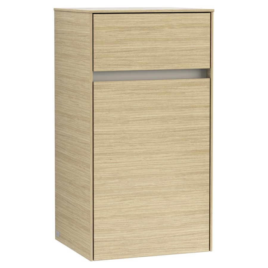 Armoire mi-haute COLLARO
40,4 x 74,8 x 34,9 cm
1 tiroir, armoire de tablette
1 porte charnières à droite