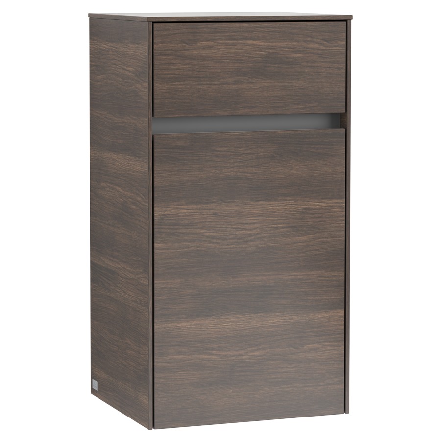 Armoire mi-haute COLLARO
40,4 x 74,8 x 34,9 cm
1 tiroir, armoire de tablette
1 porte charnières à droite