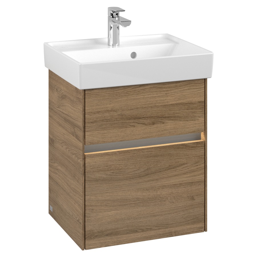 Élément inférieur COLLARO
46,0 x 54,6 x 37,4 cm
pour lave-mains Collaro
211 792/793
élément à 2 tiroirs
avec éclairage LED