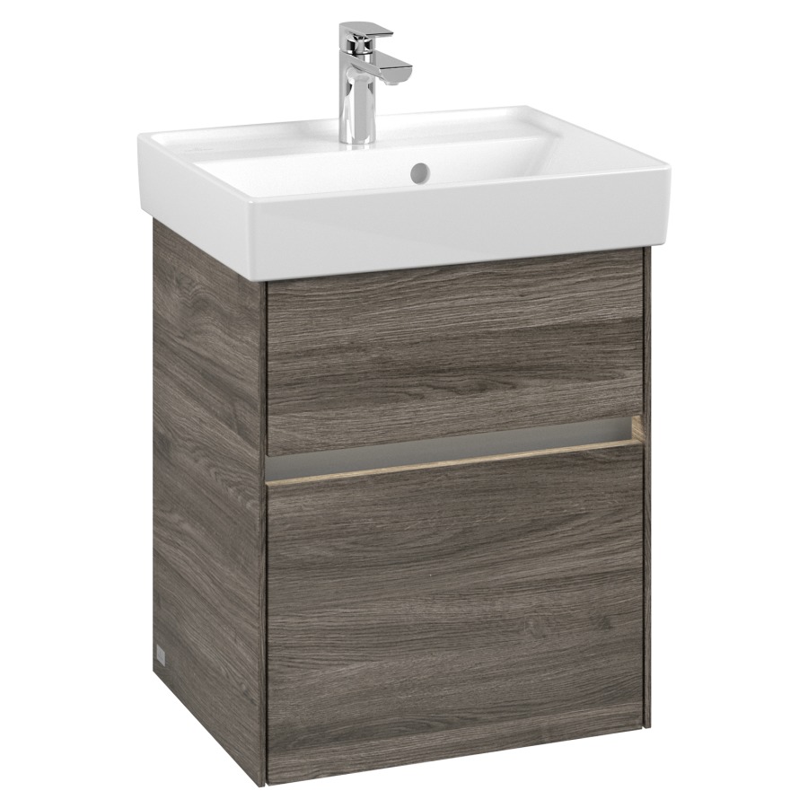 Élément inférieur COLLARO
46,0 x 54,6 x 37,4 cm
pour lave-mains Collaro
211 792/793
élément à 2 tiroirs
avec éclairage LED