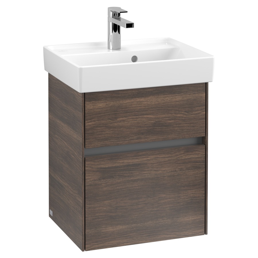 Élément inférieur COLLARO
46,0 x 54,6 x 37,4 cm
pour lave-mains Collaro
211 792/793
élément à 2 tiroirs
avec éclairage LED