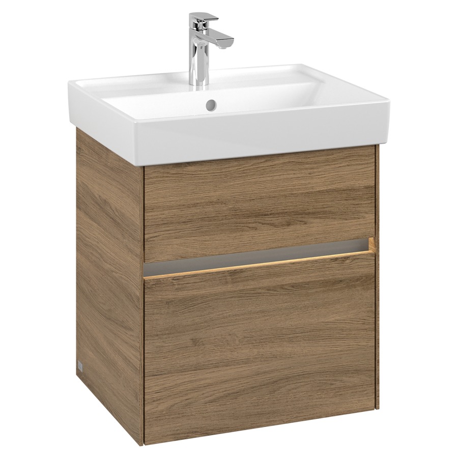 Élément inférieur COLLARO
51,0 x 54,6 x 41,4 cm
pour lave-mains Collaro
211 811/812
élément à 2 tiroirs
avec éclairage LED