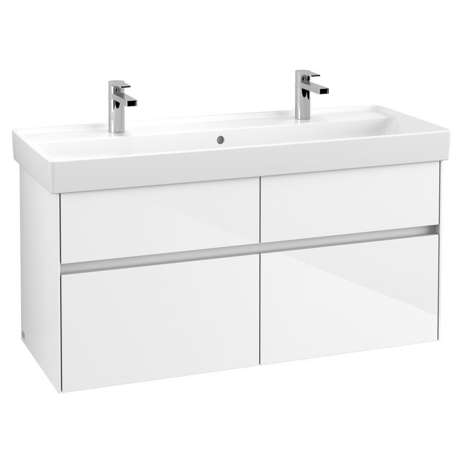 Élément inférieur COLLARO
115,4 x 54,6 x 44,4 cm
pour lavabo Collaro
211 826/827
2 éléments à chacun 2 tiroirs
avec éclairage LED
