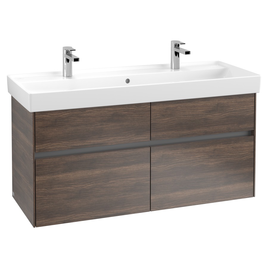 Élément inférieur COLLARO
115,4 x 54,6 x 44,4 cm
pour lavabo Collaro
211 826/827
2 éléments à chacun 2 tiroirs
avec éclairage LED