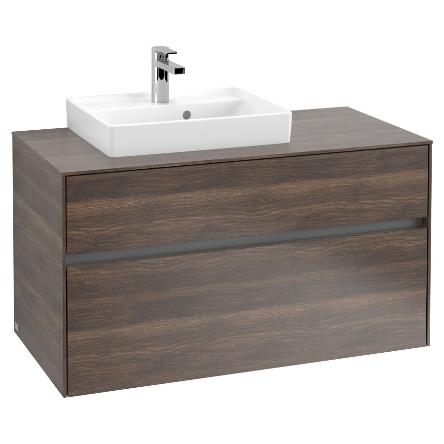 Élément inférieur COLLARO
100,0 x 54,8 x 50,0 cm
lavabo à gauche
pour lave-mains Collaro
211 797
élément à 2 tiroirs
avec éclairage LED