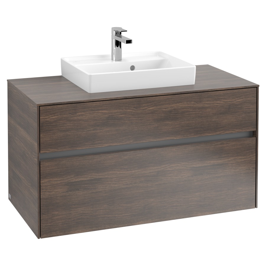 Élément inférieur COLLARO
100,0 x 54,8 x 50,0 cm
pour lave-mains Collaro
211 797
élément à 2 tiroirs
avec éclairage LED
