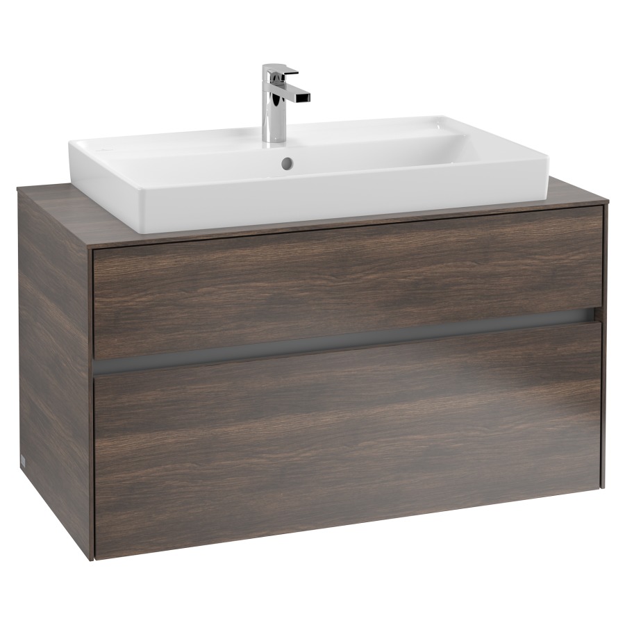 Élément inférieur COLLARO
100,0 x 54,8 x 50,0 cm
pour lavabo Collaro 211 822
élément à 2 tiroirs
avec éclairage LED