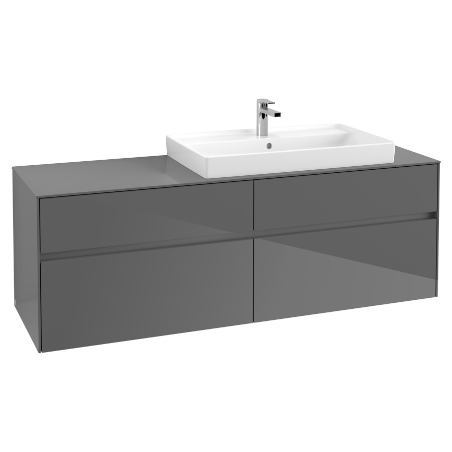 Élément inférieur COLLARO
160,0 x 54,8 x 50,0 cm
lavabo à droite
pour lavabo Collaro 211 822
2 éléments à chacun 2 tiroirs
avec éclairage LED