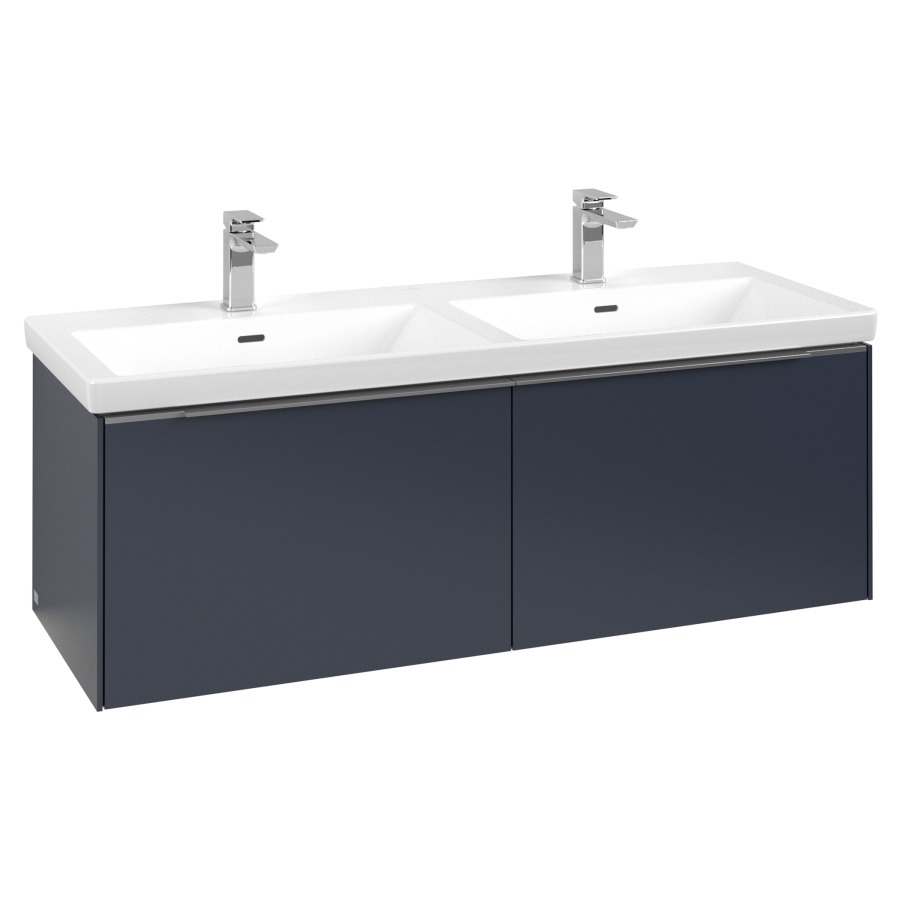 Élément inférieur SUBWAY 3.0
127,2 x 42,9 x 47,8 cm
pour lavabo double Subway 3.0
130 cm, 2 éléments à chacune
1 tiroir, avec éclairage LED