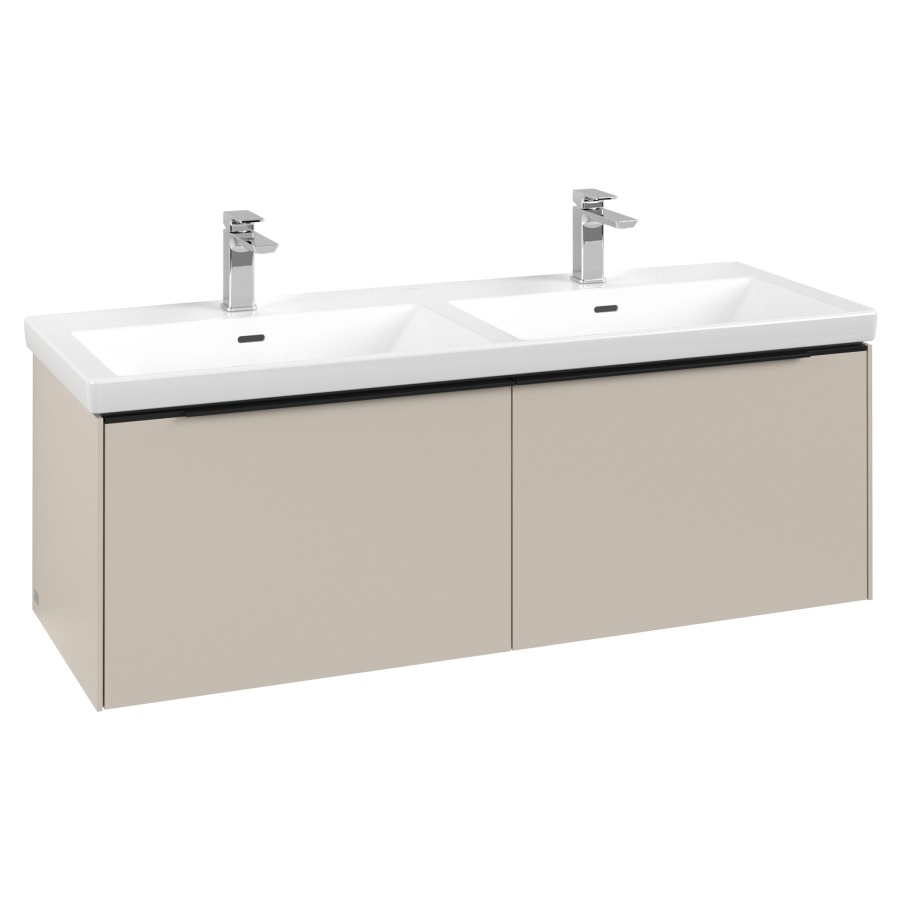 Élément inférieur SUBWAY 3.0
127,2 x 42,9 x 47,8 cm
pour lavabo double Subway 3.0
130 cm, 2 éléments à chacune
1 tiroir, avec éclairage LED