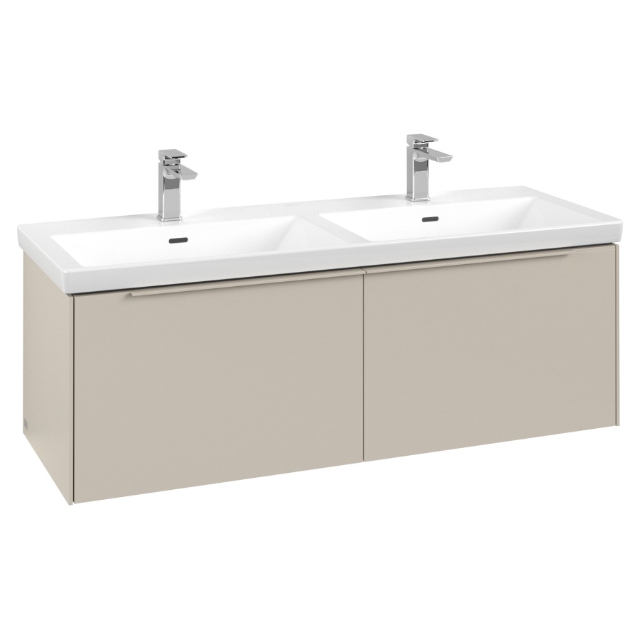 Élément inférieur SUBWAY 3.0
127,2 x 42,9 x 47,8 cm
pour lavabo double Subway 3.0
130 cm, 2 éléments à chacune
1 tiroir, avec éclairage LED