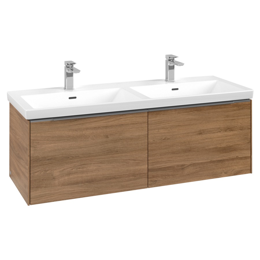 Élément inférieur SUBWAY 3.0
127,2 x 42,9 x 47,8 cm
pour lavabo double Subway 3.0
130 cm, 2 éléments à chacune
1 tiroir, avec éclairage LED