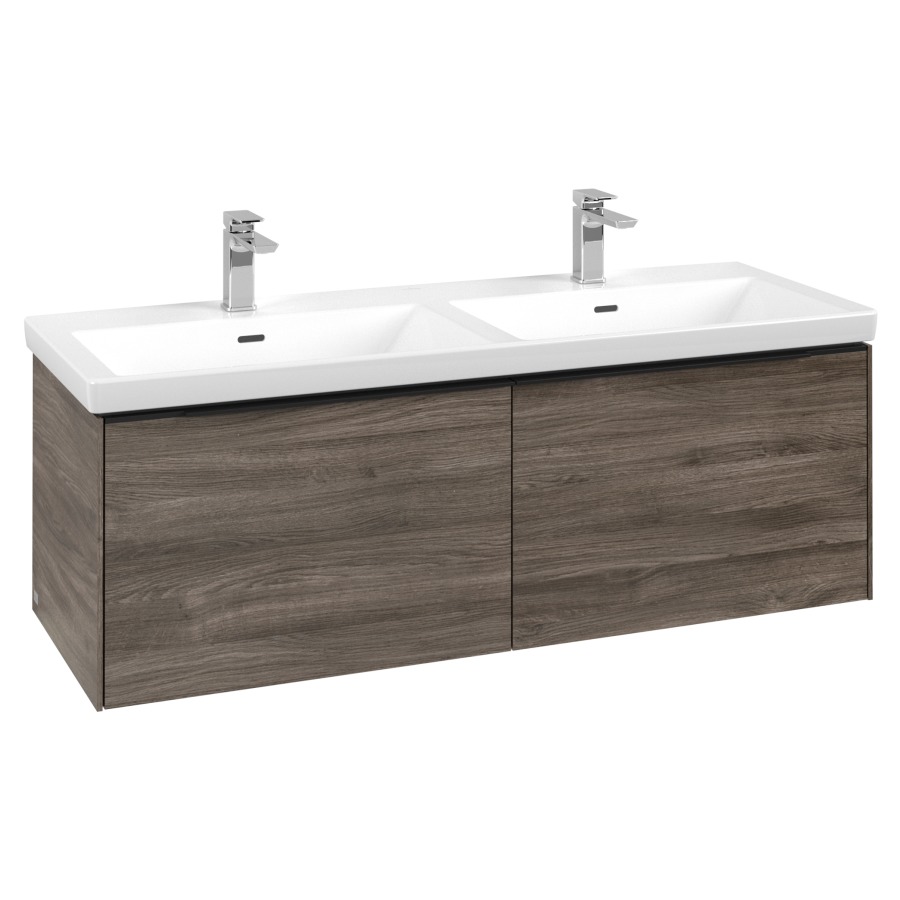 Élément inférieur SUBWAY 3.0
127,2 x 42,9 x 47,8 cm
pour lavabo double Subway 3.0
130 cm, 2 éléments à chacune
1 tiroir, avec éclairage LED